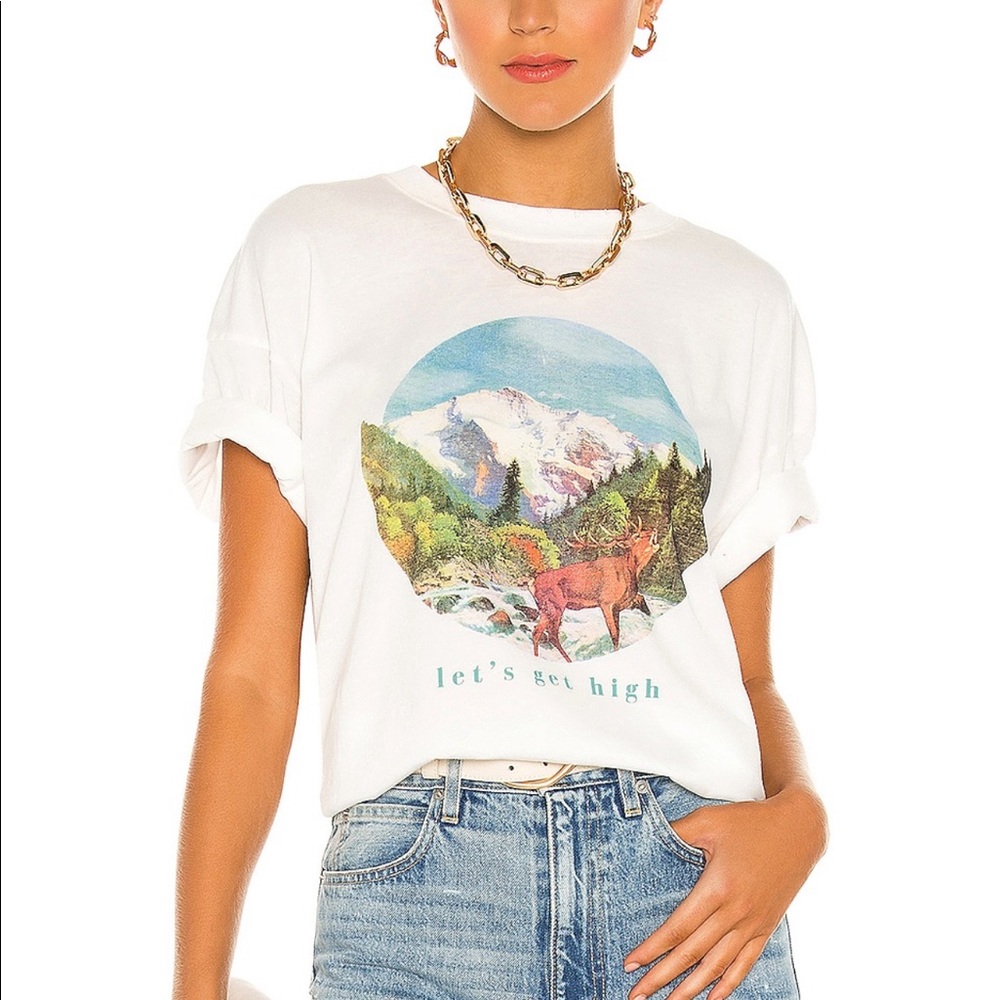 Girl Dangerous Revolve Lets Get High Tee
